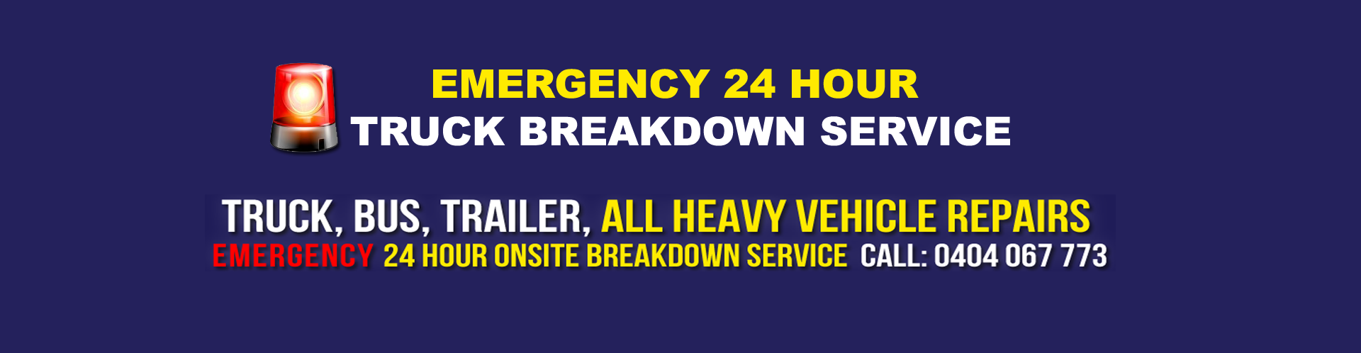 24 Hour Truck Repair Sydney